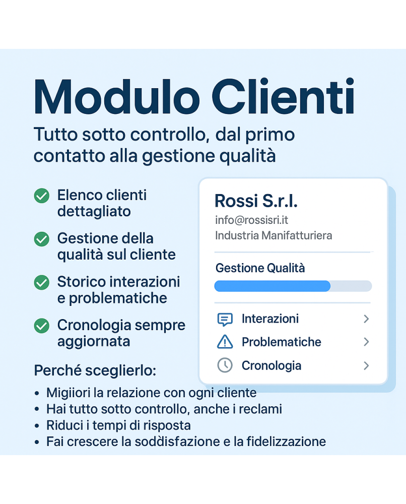 Modulo Clienti
